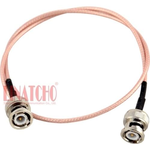 50cm long male BNC to BNC male connector rg316 pigtail jumper cable