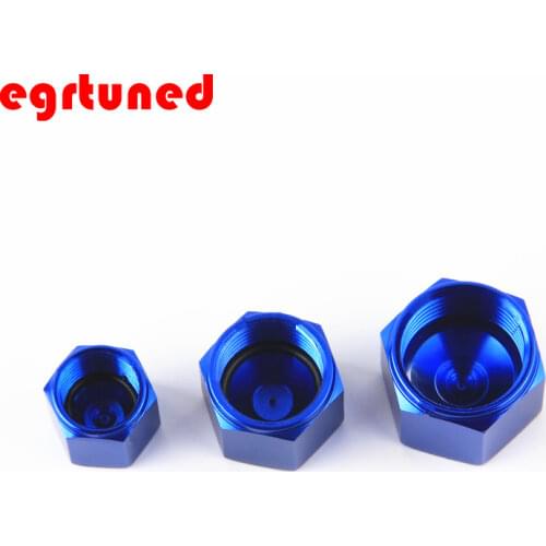 ALUMINUM AN6 AN8 AN10 -AN AN10 ADAPTER FEMALE FLARE CAP/PLUG/NUT AN Blocker FITTING