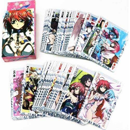 Anime Heavens Lost Property Poker Sora no Otoshimono Ikaros Tomoki Nymph Toy Playing Deck Cards Board Game Gift Card Toys