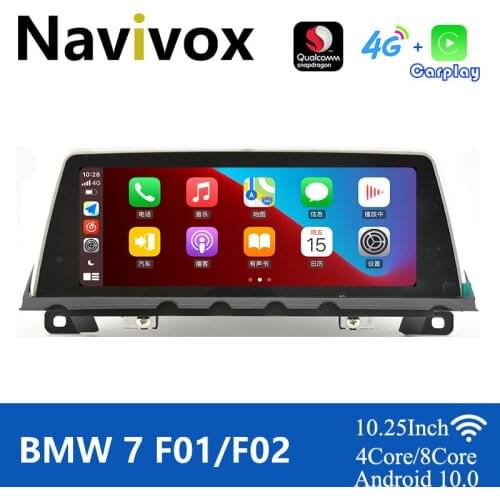 Navivox 10.25" Car GPS Radio With Qualcomm for BWM 7 Series F01 F02 (2009-2015) 2G 32G Carplay Android Auto AirPlay 4G LTE
