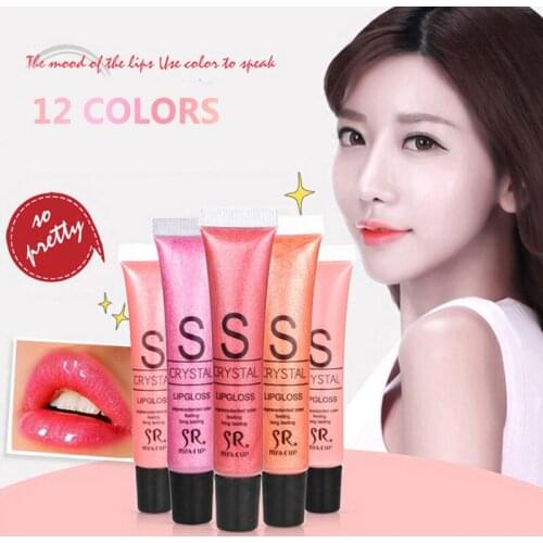 HOT SALE 12 Colors Plump Long Lasting Pearlescent Matte Lip Gloss Candy Color Lip Glaze Waterproof Glitter Lip Glaze T0934