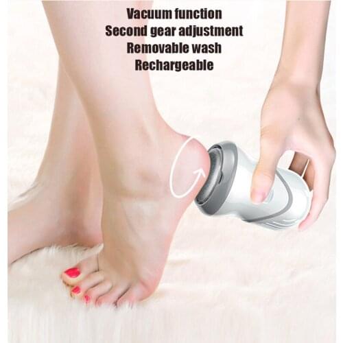 Rechargeable Foot Files Clean Tools for Hard Cracked Skin Electric Foot Grinder Vacuum Callus Remover Foot Pedicure Tools