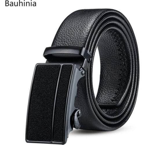 New Retro Famous Brand Belt Men Top Quality fashion Genuine Luxury Leather Belts for MenStrap Male Metal Automatic Buckle