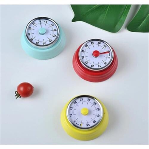 Manual Kitchen Cooking Timer Multi Magnetic Baking Countdown Alarm Portable Study Timer Stainless Steel Clock Time Management