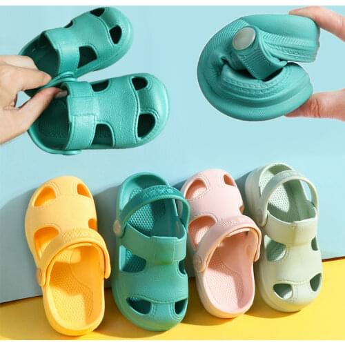 Summer New Baby Hole Shoes Children Nice Non -slip Soft Floor Old Boys Girl Beach Sandals Boy Girls Shoes Kids Shoes