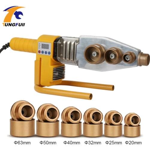 220V 800W Φ20-63mm Plastic Pipe Welder PPR Welding Machine Water Pipe Welder for Heating PPR Digital Display
