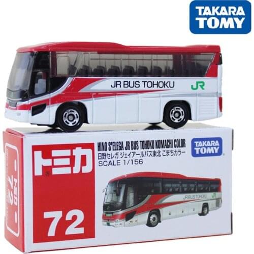 TAKARA TOMY Japan 72 Hino Bus Alloy Car Model Kids Toy Car Christmas Gift