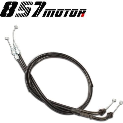 For Honda Shadow 400/750 Magna 250/750 Steed 400/600 1 Pair Motorcycle Oil Throttle Cable Motorbike Extended Throttle Line Wires