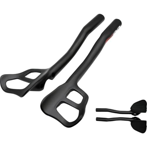 Bicicleta Triathlon Bicicleta Extensor Extensores de Aero TT Bar Termina Guidão de Bicicleta Bicicleta 3 K Fosco 340 Aero TT Car