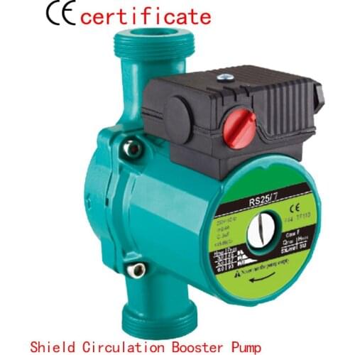 CE Approved shield circulating booster pump RS25-7, pressurized with industrial equipment, air condition, solar , warm water