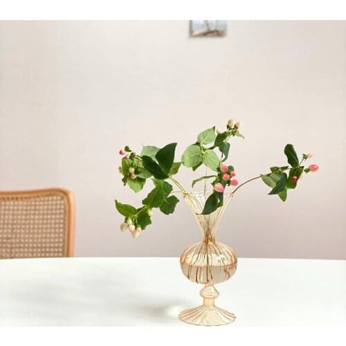 Flower Vase For Wedding Decor Centerpiece Glass Vase Planter Flowers Arrangement Desktop Table Plant Vase