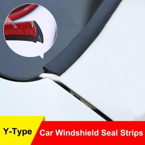 Y type Car Rubber Seal Car Windshield Sealant For Kia Rio K2 K3 Ceed Sportage 3 sorento cerato armrest picanto soul optima
