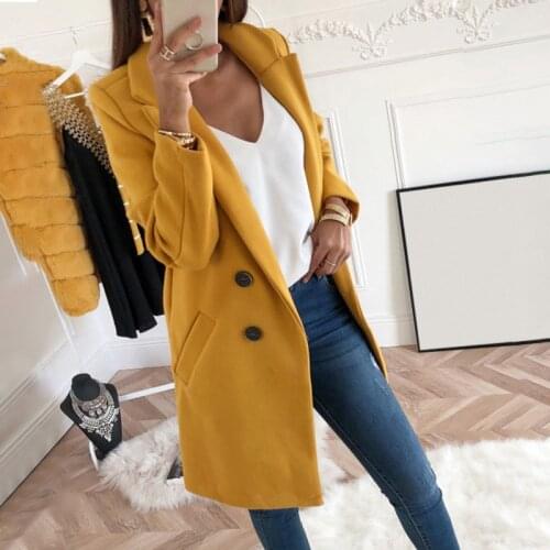Umeko New Autumn Spring Fashion Womens Long Sleeve Coat Solid Elegant Coats Slim Female Womens Outerwear Jackets 5XL Plus Size