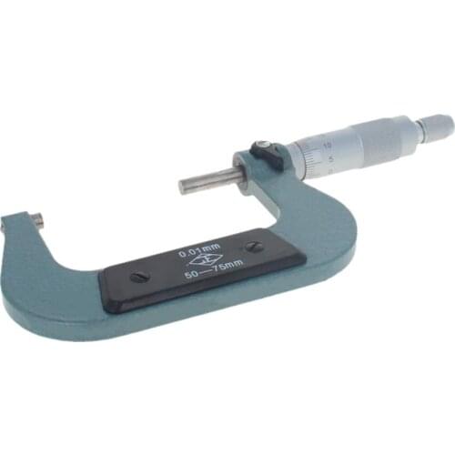 Utoolmart 1pcs Micrometer Depth Ruler Square Ruler Measuring Tools Metal Carbon Steel Tool Steel Hot Instrument Industrial Tool