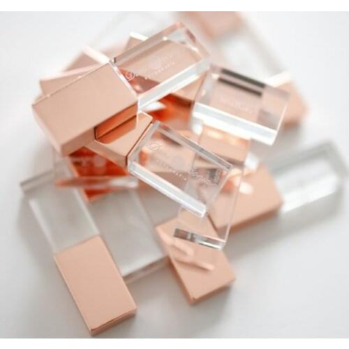 10pcs/lot free logo fee) New Custom 3D Inside LOGO Crystal USB 2.0 Memory Flash Stick with plastic Box