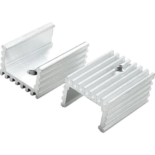 10pcs Heat Sink Transistor Radiator TO220 Cooler Cooling 20*15*10MM