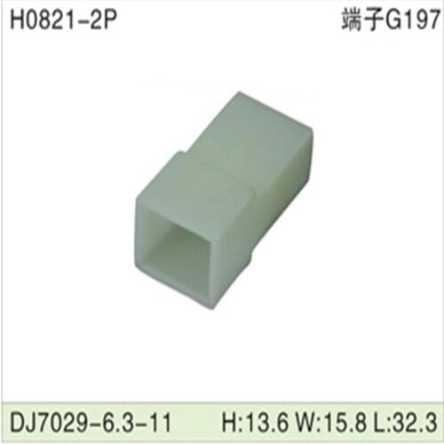 180924-5 500PCS DJ7029-6.3-11 6.3mm 2Pin AMP Car Electrical Wire Connectors for Audi ,BMW,Honda,Toyota,NISSAN AND other models