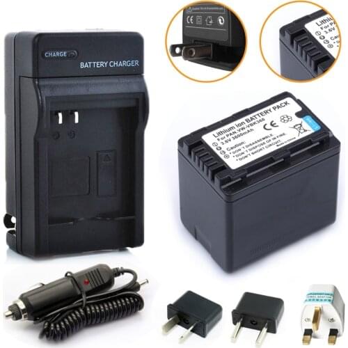 VW-VBK360 VBK360 Rechargeable Battery + Charger For Panasonic HDC-TM40 HDC-TM41 HDC-TM55 HDC-TM60 HDC-TM80 HDC-TM90 SD40 Camera