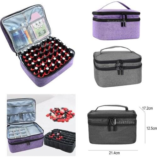 Nail Polish Holder Storage Case Box Organizer for 30 Bottle 5-15ml