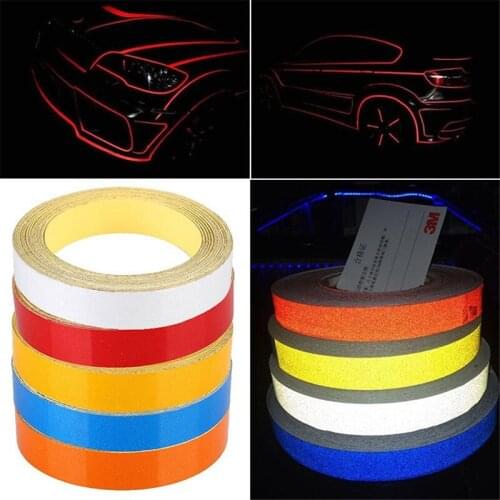 Car Reflective Stickers PVC Car Reflective Warning Stickers Car Styling Tool Accessories Car Exterior Stickers