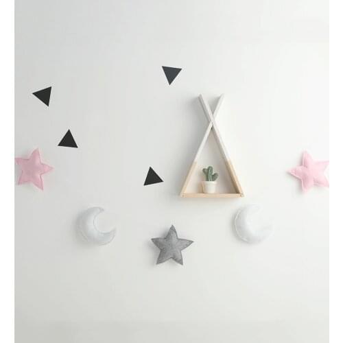 Nordic Style Star Moon Hanging Childrens Room Crib Tent Bed Matching Decoration Wall Hanging Girls Baby Tents Decorative