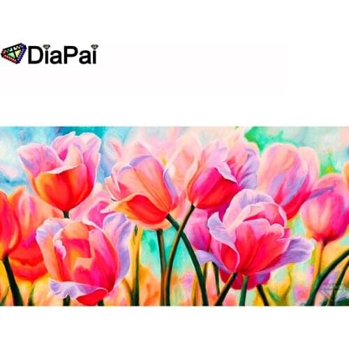DIAPAI 100% Full Square/Round Drill 5D DIY Diamond Painting "Flower landscape" Diamond Embroidery Cross Stitch 3D Decor A19618