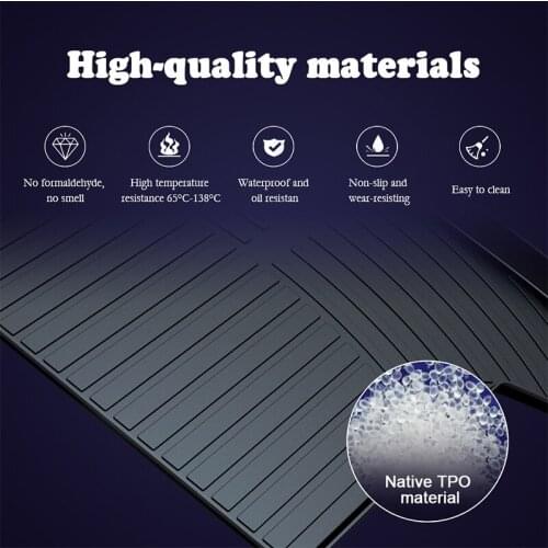 For Lexus ES250/ES200 XV60 ES300H GX J150 NX Liner Tray Waterproof Anti-slip Mat Accessories 1Set Car Cargo Rear Trunk Mat