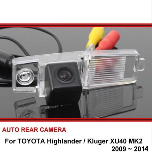 For TOYOTA Highlander / Kluger XU40 MK2 2002~2014 Car Rear View Camera Rearview Parking Reverse Backup HD SONY CCD Night Vision