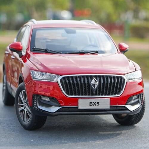 Original factory collectible birthday gift diecast 1/18 BORGWARD BX5 diecast SUV off road scale toy minature