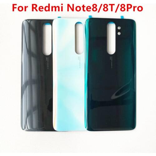 Note8 Pro Housing For Xiaomi Redmi Note 8 Pro Glass Battery Cover Repair Replace Back Door Phone Rear Case + Logo