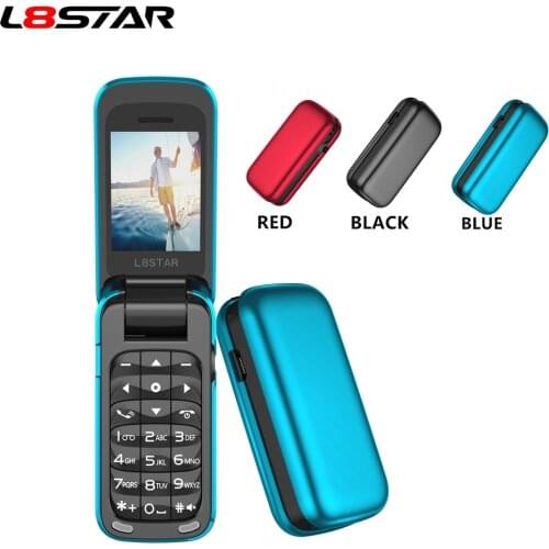 L8star BM60 Mini Flip Mobile Phone SIM+TF Card MP3 FM Radio Magic Voice changer Bluetooth Dial 3.5 Earphone Jack Music Cellphone