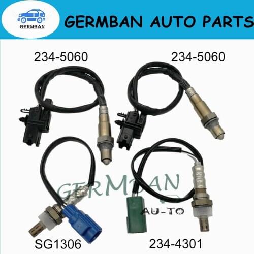 Lambda 4pcs Upstream & Downstream Oxygen Sensor 226A08J010, 234-4309, 234-4301 SG1306 SU6372For Nissan Pathfinder 2005 4.0L