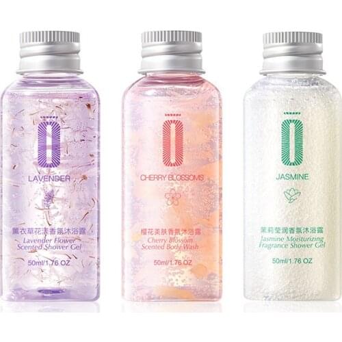 Cherry Blossom bath lotion Jasmine Lavender beauty fragrance 50ml nourishing soft moisturizing body wash