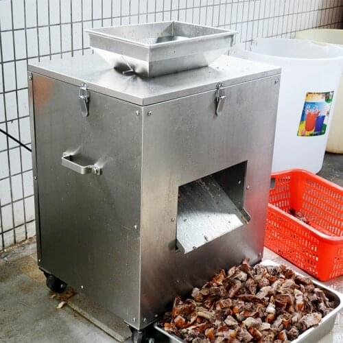 Meat Cutting machine Sliced roast duck Electric Cutting chicken pieces machine Automatic Poultry slicer grinder machine