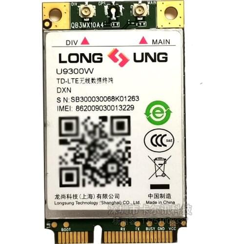 U9300W 4G full Netcom module FDD-LTE/TDD-LTE/TD-SCDMA/EDGE/GPRS/GSM support GPS&Voice wireless module