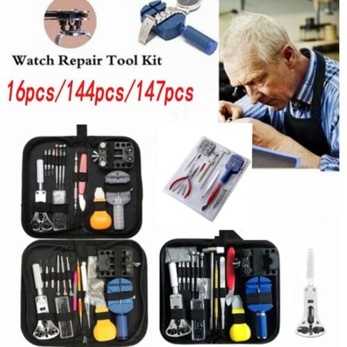 16/144/147 Pcs Table tools set watch maintenance disassembly table disassembly household hardware combination repair tool kit