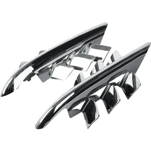 Motorcycle Chrome Shark Gills Fairing Accents For Honda Goldwing GL1800 GL 1800 2001-2010
