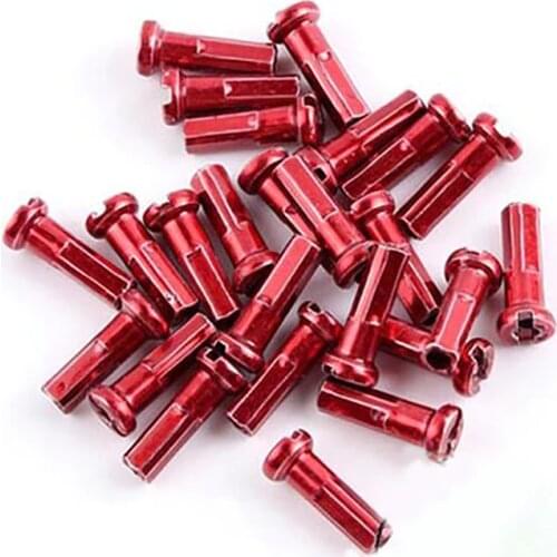 72Pcs/Lot 14mm Alloy Anodized Wheel Spoke Nipples For Mountain Bike Spoke Caps Cycling Accessories