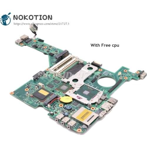 NOKOTION For HP DV3000 DV3500 Laptop Motherboard 496097-001 DDR2 PM45 Free cpu MAIN BOARD