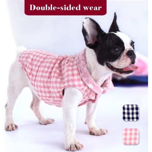 Pet Clothes French Bulldog Puppy Dog Clothes Coat Dog Jacket Winter For Small Medium Dogs Chihuahua Yorkshire Ropa Para Perro