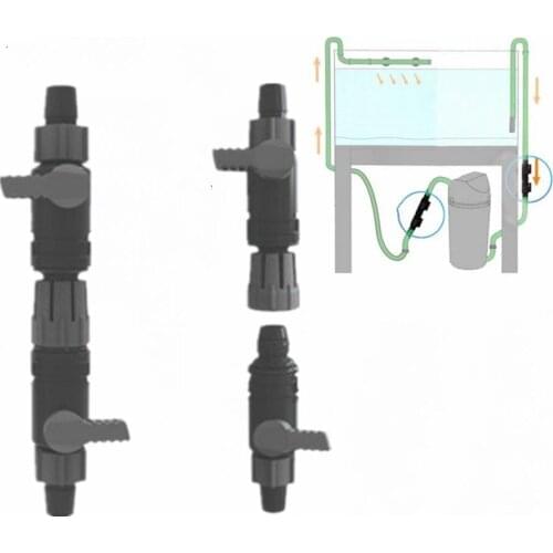 Fish tank hose valve aquarium pipe valve filter water pipe quick connect adapter fish supplys aquarium accessories