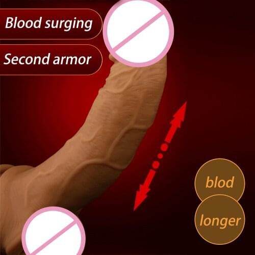 Silicone Penis Sleeve Sex Toys For Men Reusable Condoms Realistic Penis Extender Dick Cover Dildo Enlargemdults Adult Products