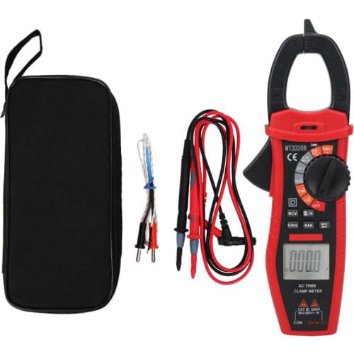 MY2020B Digital LCD Clamp Meter Portable Full-Automatic Multimeter Current Voltage Tester