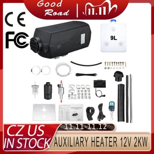 Auxiliary Heater 12v 2kw Car Diesels Air Parking Heater Compact Air Parking Heater Kit Universal Boats Home Car Parking Heater