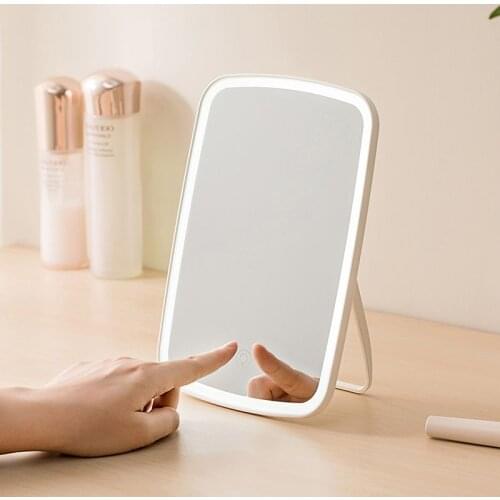 Youpin LED makeup mirror Touch-sensitive control LED natural light adjustable angle Brightness lights dormitory desktop