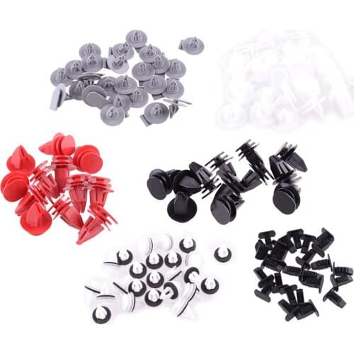 123Pcs/Set Car Tailgate Wheel Arch Trim Bumper Side Door Fastener Clip Fit for BMW Mini Cooper R50 R52 R56 R53