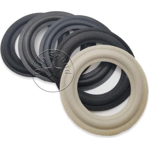 2pcs 2.5" Inch Speaker Foam Edge Bass Subwoofer Woofer Surround Circle Repair Replacement Parts