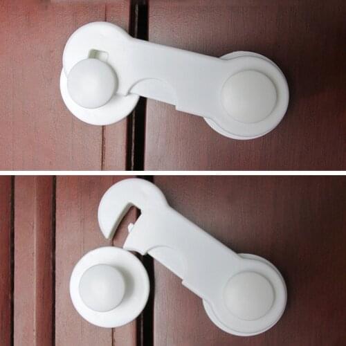 3pcs/lot Children Security Protector Baby Care Multi-function Child Baby Safety Lock Cupboard Cabinet Door Drawer Safety Locks