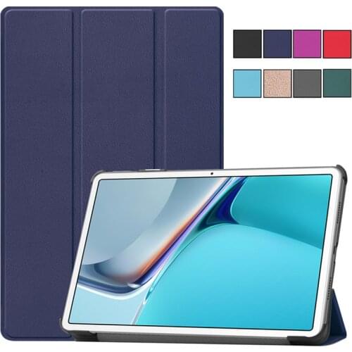 For Huawei MatePad 11 Case 2021 Folding PU Leather Stand Protective Tablet Cover For Funda Huawei Matepad 11 Case Coque
