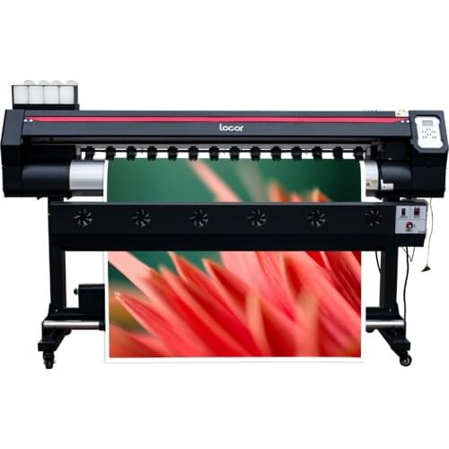 Cheap Two Xp600 Head Printer Locor Wide Format Graphic Printer 6Ft 180Cm Dx5 I3200 Thermal Sticker Printer